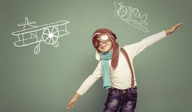 Young aviator